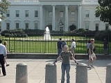 Erica In Front Of Whitehouse